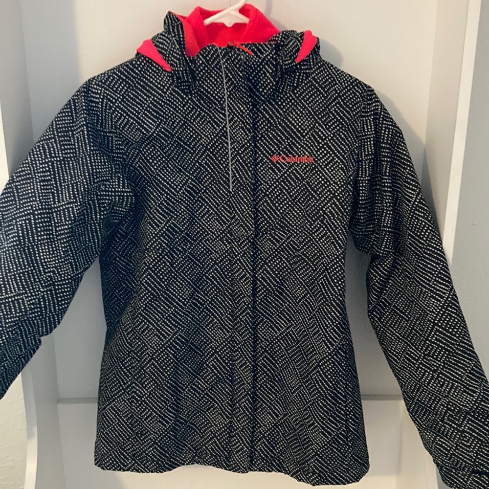 Columbia 3-in-1 Hooded, Waterproof Ski Jacket, Girl’s Large